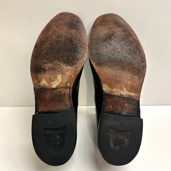 VERY GOOD Alden 901 Perf Tip Bal Oxford (Black Calf) Made in USA 9 - Picture 7 of 10